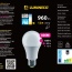 Bec LED LUMINECO PRO 3DIM A60 12W E27 3000K