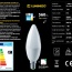 Светодиодная лампа LED Lumineco PRO C37 7Вт E14 4000K