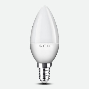 AA09 00513 Bec LED ACK C37 5W E14 6500K