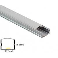 Aluminiu Profile L006 7 6x13 2mm 2m set