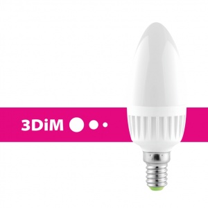 LUMINECO Светодиодная лампа LED PRO 3DIM C37 7Вт E14 4000K