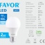 Светодиодная лампа LED FAVOR OPTIM A60 10W E27 6500K