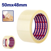 Упаковочная клейкая лента прозрачная 48 50 м EMTOP