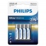 Батарейки LR03 Ultra Alkaline B4 Baterie Philips ultra alkaline AAA b4 4buc 