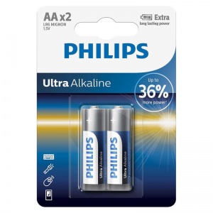 LR6 Ultra Alkaline B2 Baterie Philips ultra alkaline AA b2 2buc 