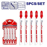 Набор полотен для лобзика по дереву 5 шт EMTOP