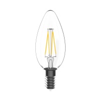 00501760620A Toshiba лампа LED filament CL35 E14 5W Dimabil 2700K