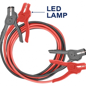 Пусковые провода 600 А 3 м с LED индикатором EMTOP