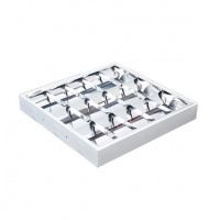 Louver fixture for LED tubes