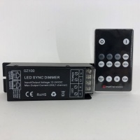 LED controller HX SZ100 SYNDIM 14K PWM 3 9KHZ no flicker DC 12 24V 25A 1Ch