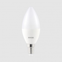 Bec LED FAVOR OPTIM C37 7W E14 6500K
