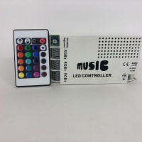 RGB LED controller MUSIC DC 12 24V 9A