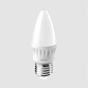 Bec LED FAVOR C37 7W E27 3000K